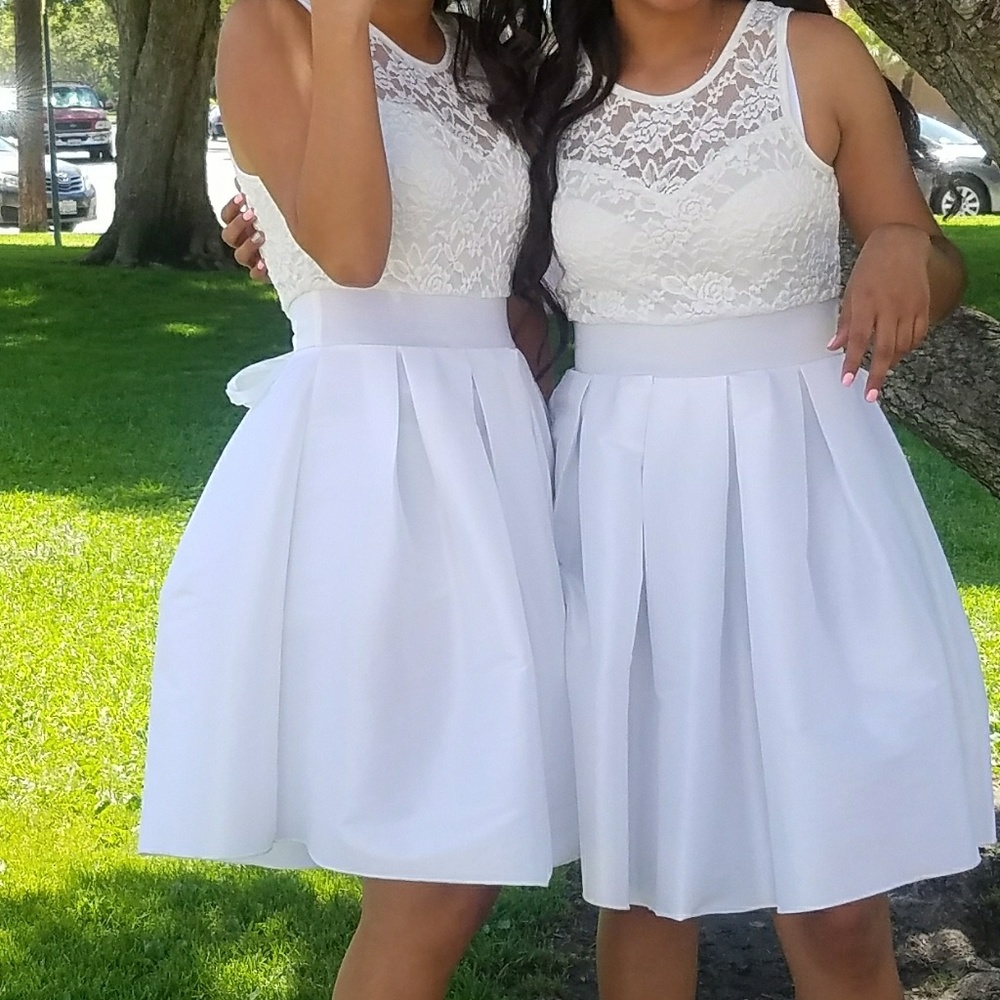 White dress